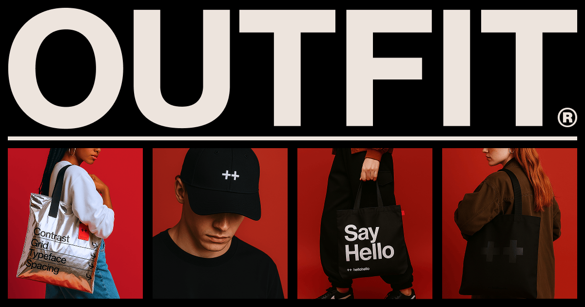 Outfit website homepage built with Framer